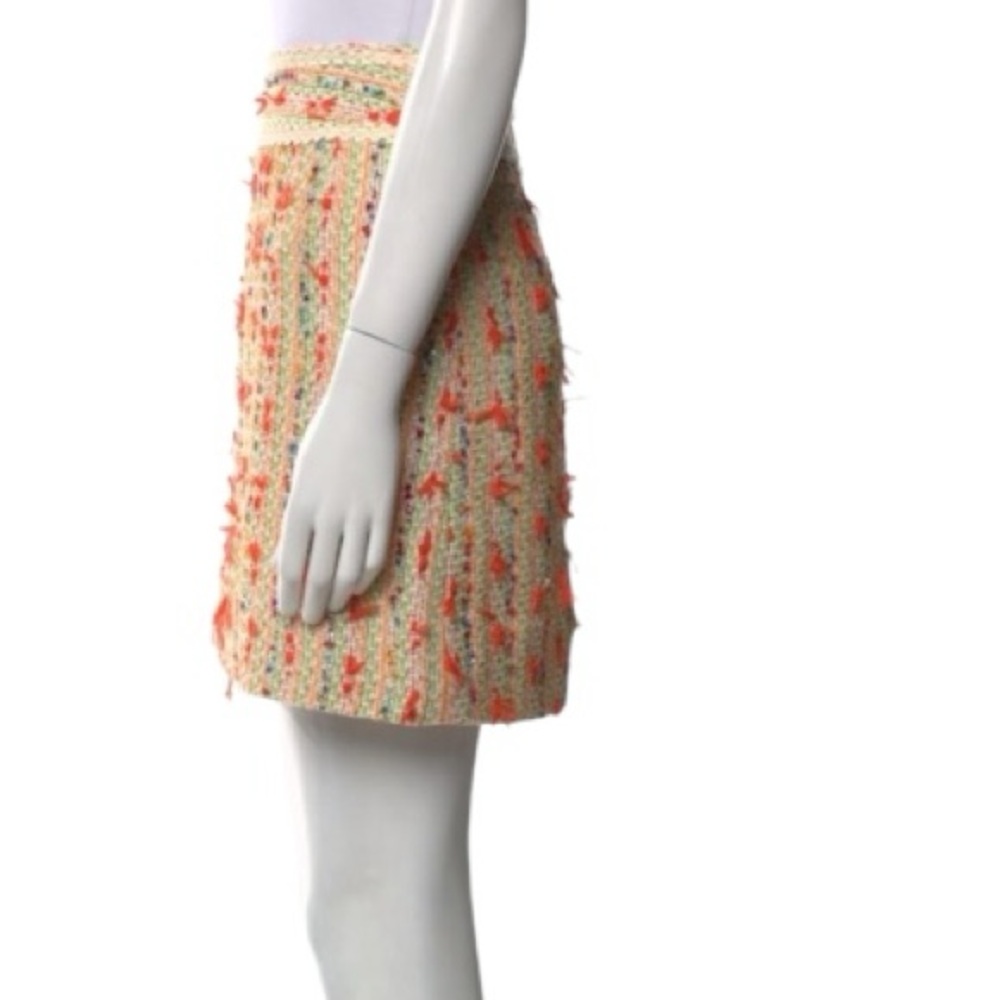 Etcetera Tweed Pattern Multi Colored Mini Skirt S… - image 4